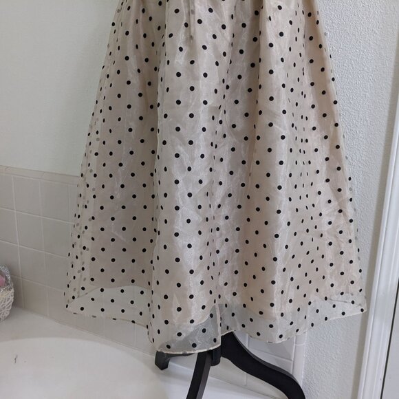 Papell Boutique Evening Polka Dot Dress (Size 4) - Picture 3 of 9